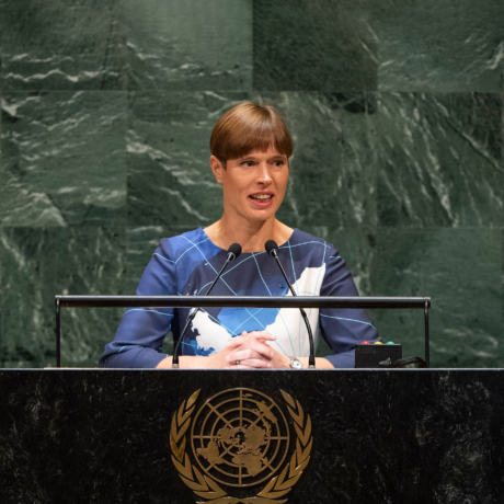 President Kaljulaid draws attention to Climate Crisis at the UN